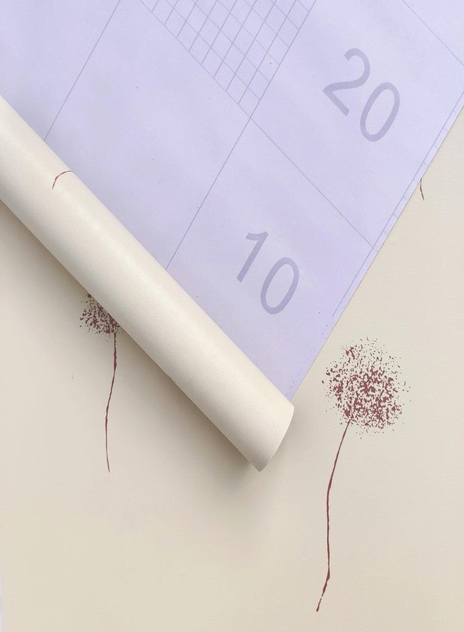 RedChimes Self-Adhesive Wallpaper Waterproof Old Furniture Vinyl Stickers Wooden Door Wardrobe Desktop PVC Wall Papers 45 X 304 CM (Dandelion Flower) - Image 4